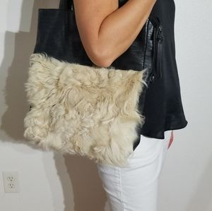 Topshop leather tote